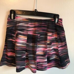 Tail Pink and Black Striped Athletic Skort Sz M